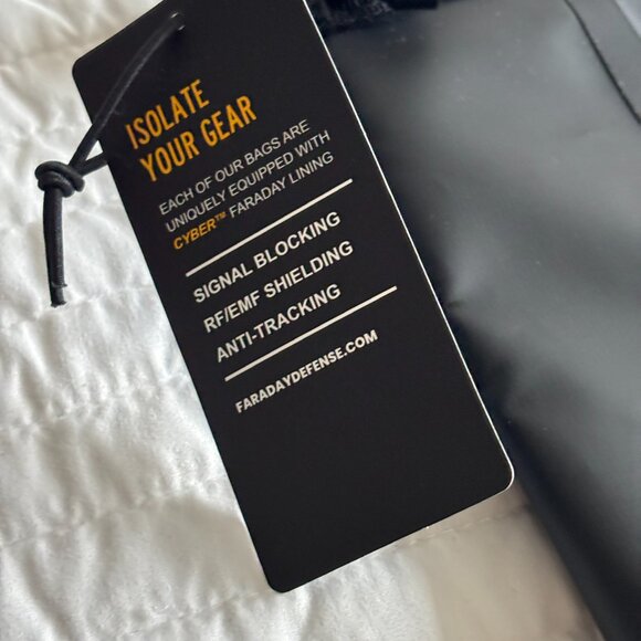 Faraday Dry Bag Backpack Stealth Black Waterproof MultiShield Technology No Logo - Picture 13 of 16